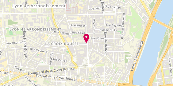 Plan de Cosmestore, 5 grande Rue de la Croix-Rousse, 69004 Lyon