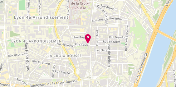 Plan de Shop Coiffure, 33 grande Rue de la Croix-Rousse, 69004 Lyon