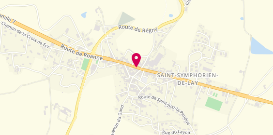 Plan de Le Spa des Arômes, 310 Route Nationale 7, 42470 Saint-Symphorien-de-Lay
