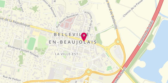 Plan de Marionnaud-Parfumerie, 29 Rue de la République, 69220 Belleville