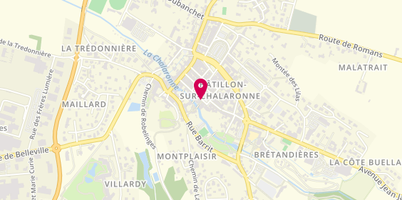 Plan de Institut Hortensia, 62 place des Halles, 01400 Châtillon-sur-Chalaronne