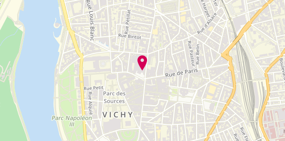 Plan de Centre de Beaute Yves Rocher, Centre Commercial Les 4 Chemins
35 Rue Lucas, 03200 Vichy
