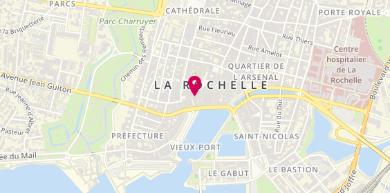 Plan de Centre de beauté Yves Rocher, 29 Rue du Temple, 17000 La Rochelle