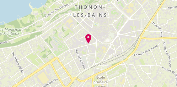 Plan de Oïa Beauté, 3 avenue du Général de Gaulle, 74200 Thonon-les-Bains