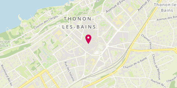Plan de Oïa Beauté, 31 Grande Rue, 74200 Thonon-les-Bains