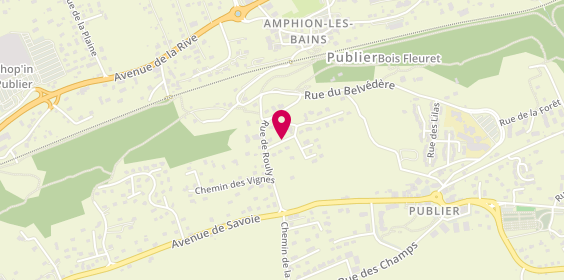 Plan de Marionnaud Parfumerie, Centre Commercial, 74500 Amphion Les Bains