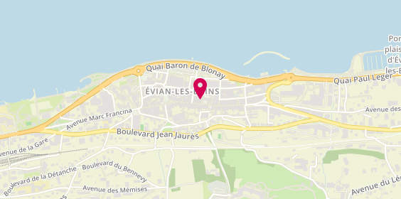Plan de Marionnaud-Parfumerie, 42 Rue Nationale, 74500 Évian-les-Bains