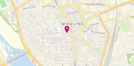 Plan de Centre de Beaute Yves Rocher, 27/29 Rue d'Allier, 03000 Moulins