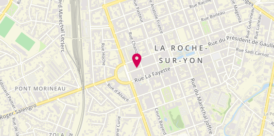 Plan de Nocibé, 28 Rue Georges Clemenceau, 85000 La Roche-sur-Yon