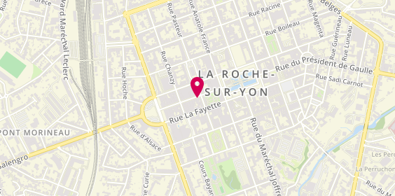 Plan de Yves Rocher, 1 Rue Georges Clemenceau, 85000 La Roche-sur-Yon