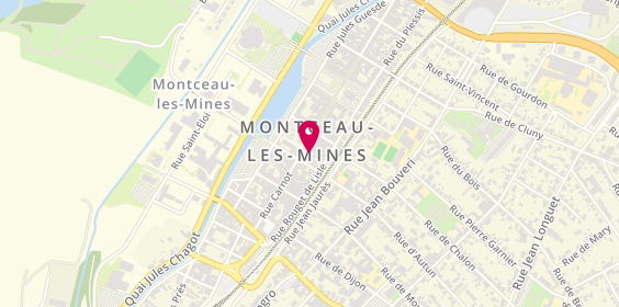 Plan de Nocibé, 23 Rue Carnot, 71300 Montceau-les-Mines