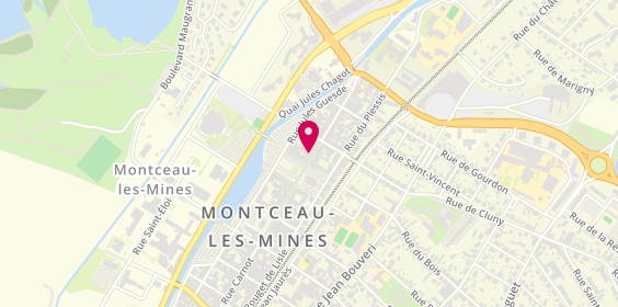 Plan de Yves Rocher, 40 Rue de la République, 71300 Montceau-les-Mines