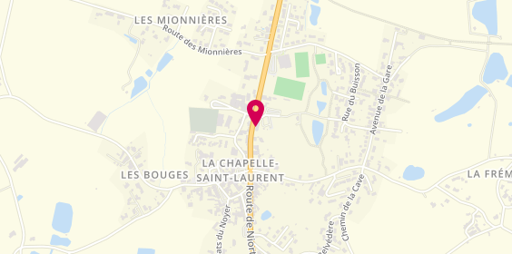 Plan de Institut Emilie'S, 24 Route de Bressuire, 79430 La Chapelle-Saint-Laurent