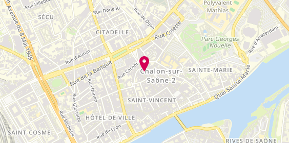 Plan de Marionnaud - Parfumerie & Institut, 66 Grande Rue, 71100 Chalon-sur-Saône