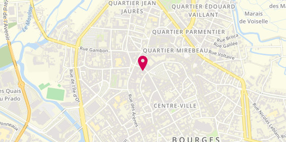 Plan de Centre de Beaute Yves Rocher, 5-7 Rue du Commerce, 18000 Bourges