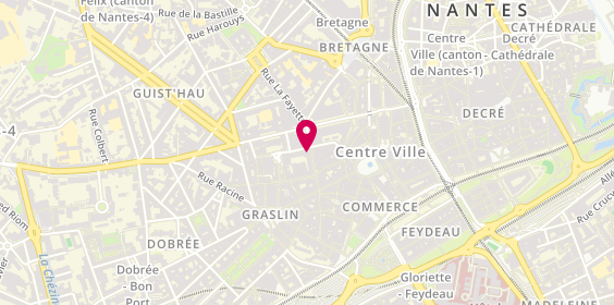 Plan de Centre de Beaute Yves Rocher, 7 Rue Boileau, 44000 Nantes
