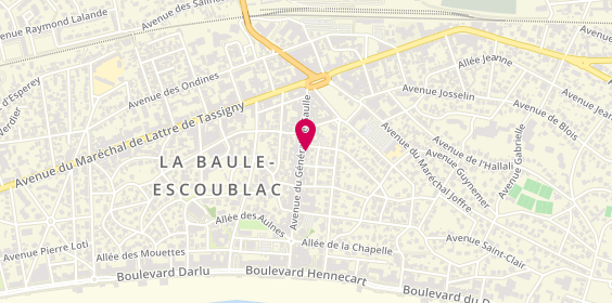 Plan de Nocibé, 100 avenue du Général de Gaulle, 44500 La Baule-Escoublac