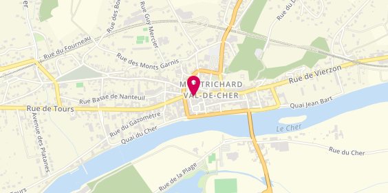Plan de VERGE Marcelle, 14 Rue Nationale, 41400 Montrichard-Val-de-Cher
