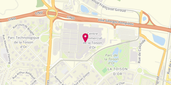 Plan de Centre de Beaute Yves Rocher, 1 avenue de Langres, 21000 Dijon