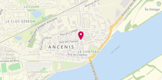 Plan de Centre Yves Rocher, 1 Rue d'Anjou, 44150 Ancenis-Saint-Géréon
