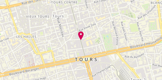 Plan de Yves Rocher, 76 Rue Nationale, 37000 Tours
