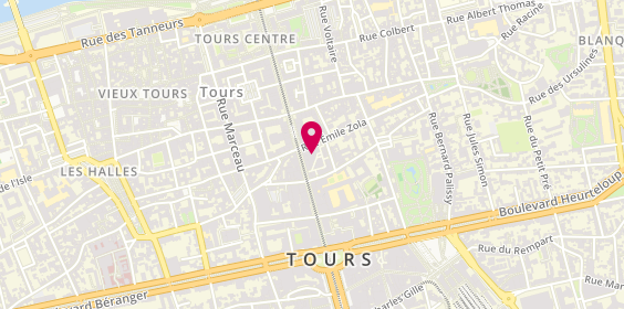 Plan de Centre de Beaute Yves Rocher, Centre Commercial Petite Arche, 37100 Tours