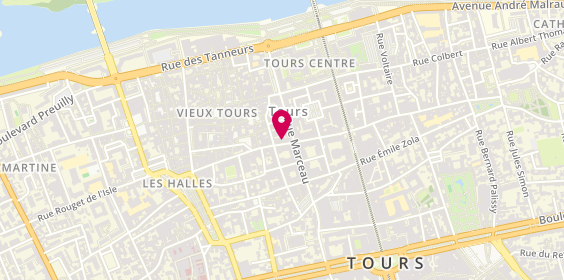 Plan de Lush, 25 Rue des Halles, 37000 Tours