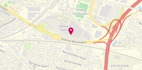 Plan de Nocibé, Centre Commercial Geant Casino Espace Anjou
75 avenue Montaigne, 49000 Angers