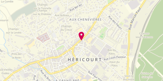 Plan de Institut de Beauté - Parfumerie Chr, 18 Avenue Léon Jouhaux, 70400 Héricourt