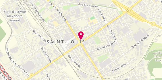 Plan de Marionnaud - Parfumerie & Institut, 2 Rue de Huningue, 68300 Saint-Louis