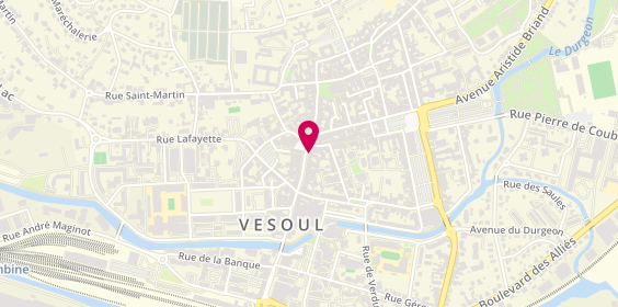 Plan de Centre de Beaute Yves Rocher, 5 Bis Rue Paul Morel, 70000 Vesoul