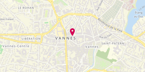 Plan de Yves Rocher, 8 Rue Joseph le Brix, 56000 Vannes