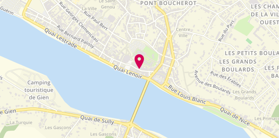 Plan de Centre de Beaute Yves Rocher, 14 Rue Gambetta, 45500 Gien