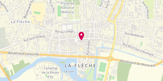 Plan de Yves Rocher, 14 Grande Rue, 72200 La Flèche