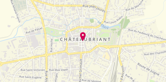 Plan de Centre de Beaute Yves Rocher, 31 Rue Aristide Briand, 44110 Châteaubriant