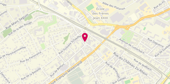 Plan de Rc Distribution, 36 Rue Belfort, 68200 Mulhouse