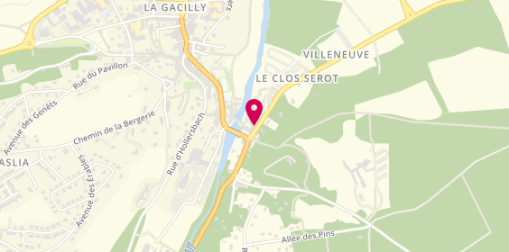 Plan de Centre de Beaute Yves Rocher, Moulin de le Bout du Pont
Le Clos Serot, 56200 La Gacilly