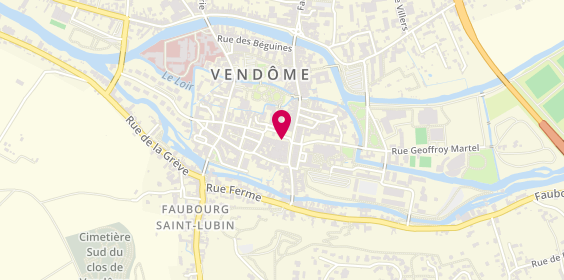 Plan de Adn Beauté, 21 place Saint-Martin, 41100 Vendôme
