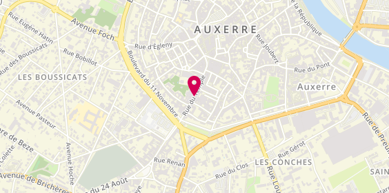 Plan de Nocibé, 43 Rue du Temple, 89000 Auxerre