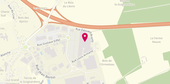 Plan de Nocibé, Centre Commercial Belle Rives E.leclerc Zone Aménagement 
Rond-Point de la Guignardière, 45430 Chécy