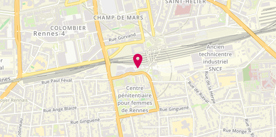 Plan de Centre de Beaute Yves Rocher, Gare de Rennes
15 Rue de Châtillon Entrée Sud, 35000 Rennes