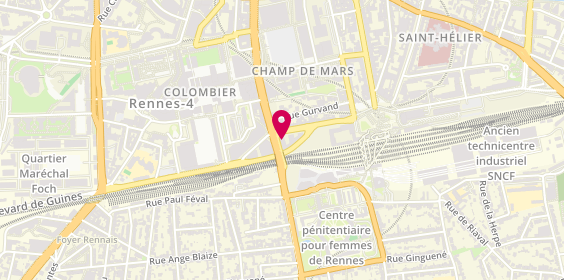 Plan de Groupe Yves Rocher, 2-4 Boulevard de Beaumont, 35000 Rennes