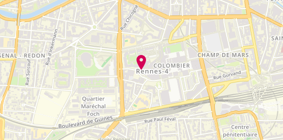 Plan de Séphora, Place du Colombier Centre Commercial Colombia place du Colombier Ground Floor, 35000 Rennes