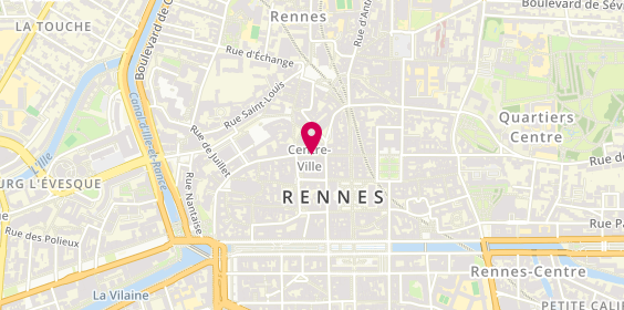 Plan de Marionnaud Paris, 3 Rue de Toulouse, 35000 Rennes