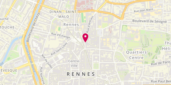 Plan de Lush, 6 Rue de la Motte Fablet, 35000 Rennes