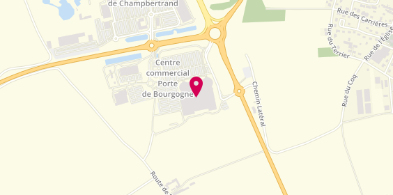 Plan de Centre de Beaute Yves Rocher, Centre Commercial Porte de Bourgogne
Rue Champbertrand, 89100 Sens