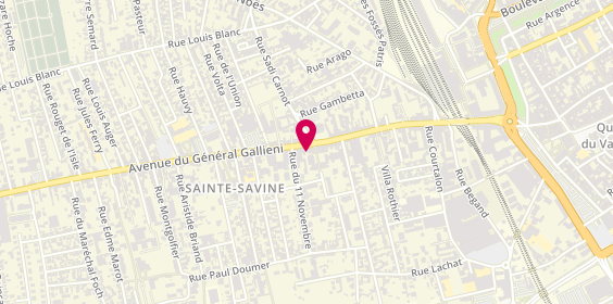 Plan de L'Essence de Soi, 29 avenue du Général Gallieni, 10300 Sainte-Savine