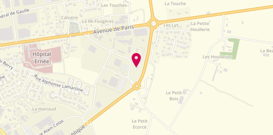 Plan de L'Européenne de Luxe, 19 Route de Montenay, 53500 Ernée