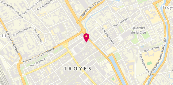 Plan de Genet Anne-Marie, 8 Rue Passerat, 10000 Troyes
