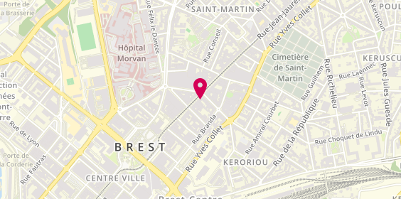 Plan de L'Occitane, 39 Rue Jean Jaurès, 29200 Brest